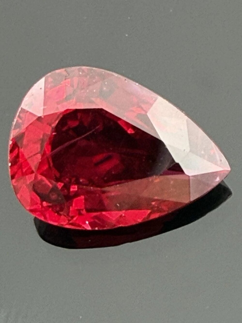 Natural Heated Loose Madagascar Red Ruby 2.26ct GIA Pear Shape